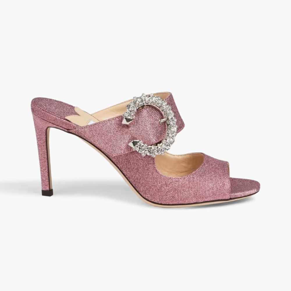 Jimmy Choo Saf Sandal Heels - Barbie Shoes